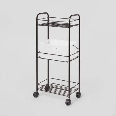 Metal Shower Caddy Tower Black - Room Essentials™ added by Spoak Member