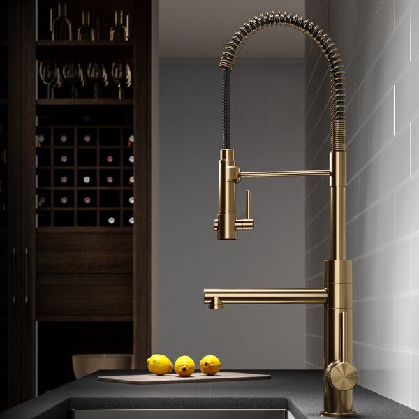 Artec Pro Single Handle Kitchen Faucet With Handles and Supply Lines added by Olga Dragieva
