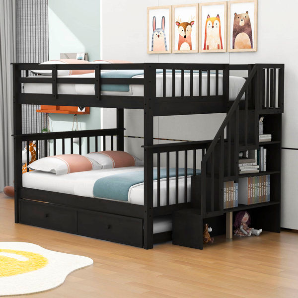 Edrice Full Over Full Standard Bunk Bed with Trundle by Harriet Bee added by Vanetta Christ