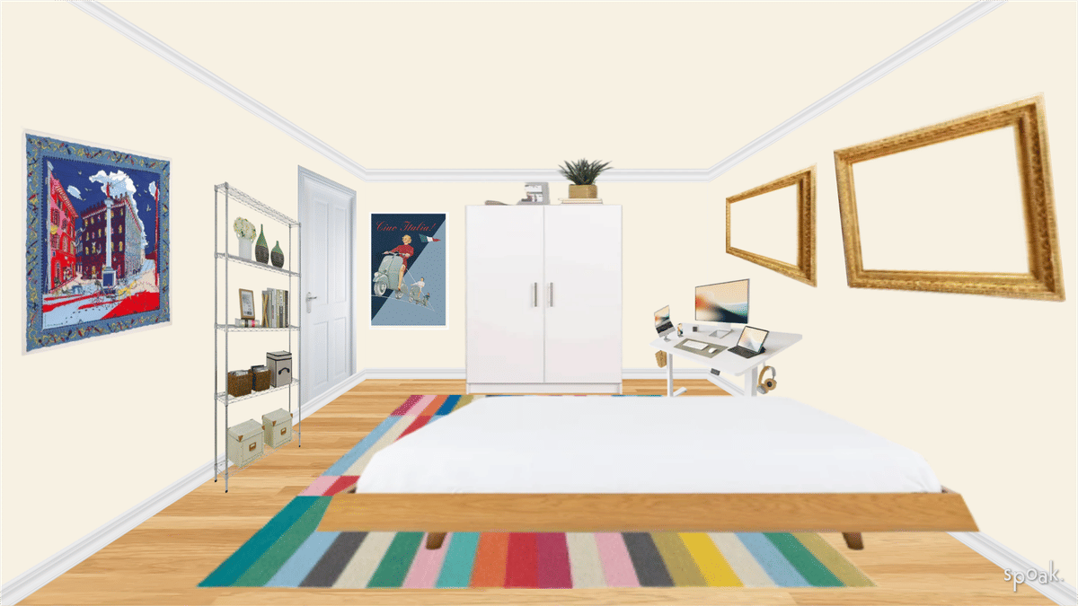 Blue Hallway Inspiration designed by Carly Swanson