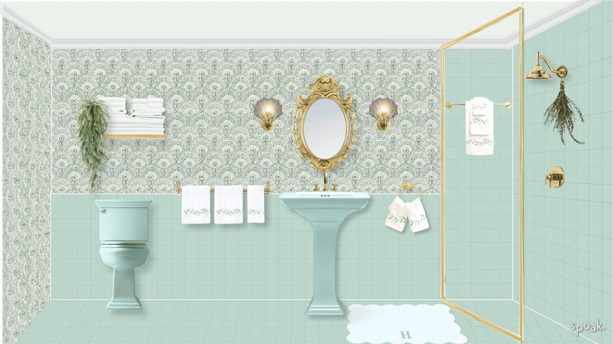 Bathroom Inspo designed by The Casual Digest