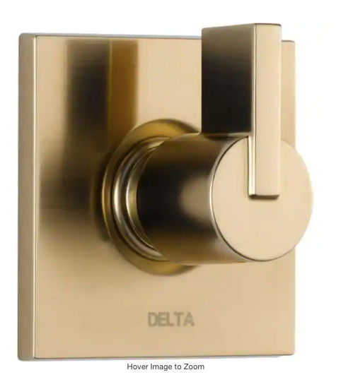 Vero 1-Handle 3-Setting Diverter Valve Trim Kit in Champagne Bronze (Valve Not Included) added by Jamie Stellato