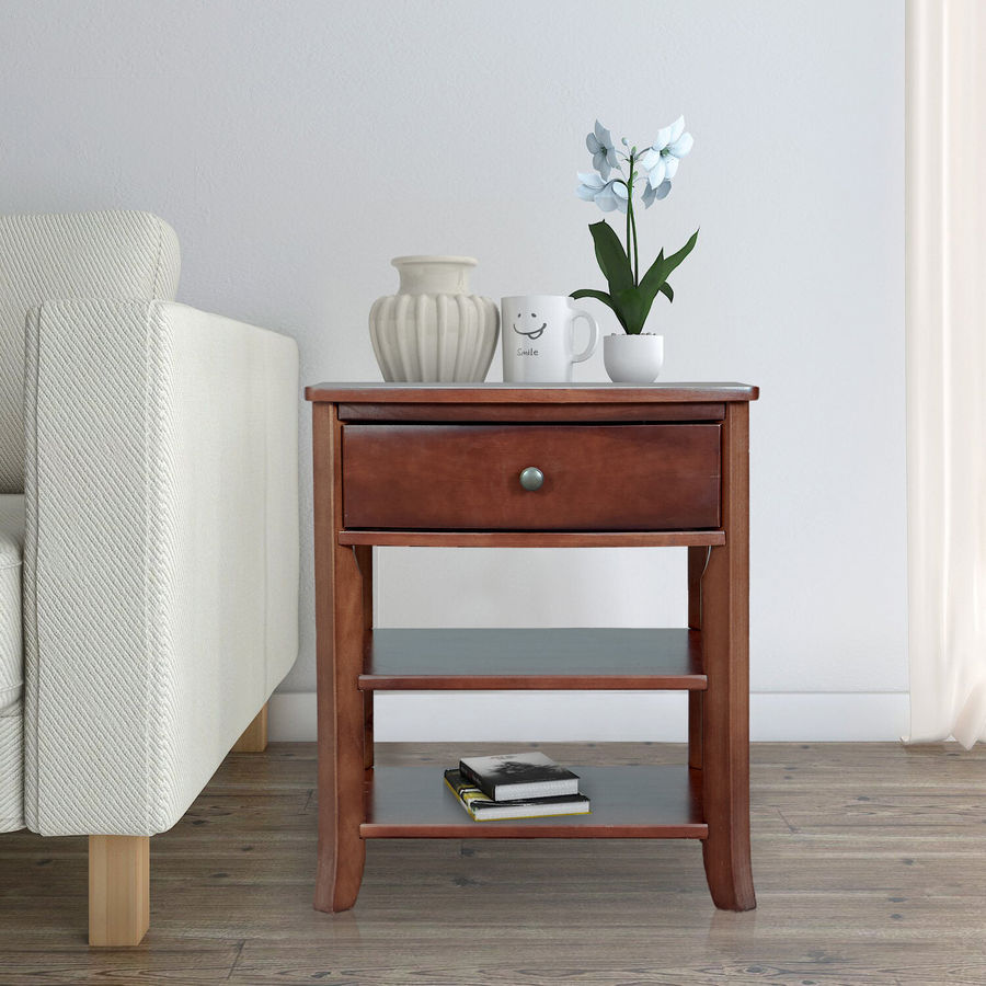 Charlton Home® Wellinhall 1 - Drawer Solid Wood Nightstand "& Reviews" | Wayfair added by Shawnee Webb