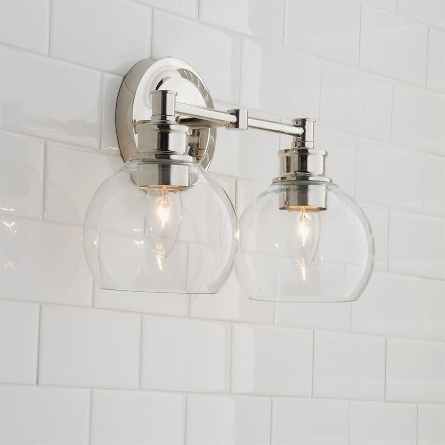 Volta Glass Vanity Light - 2 Light added by Rebecca Guerra