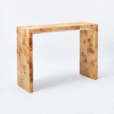 Ogden Burled Wood Console Table - Threshold™ designed with Studio McGee added by Lindsay Medendorp