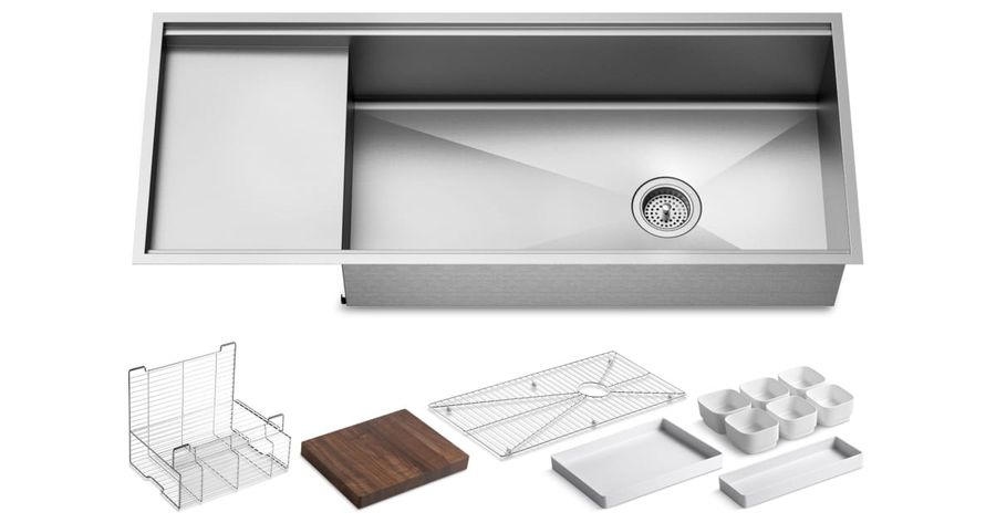 Kohler K-3761-NA Stages 45" Single Basin Under-Mount | Build.com added by Brittney Collins