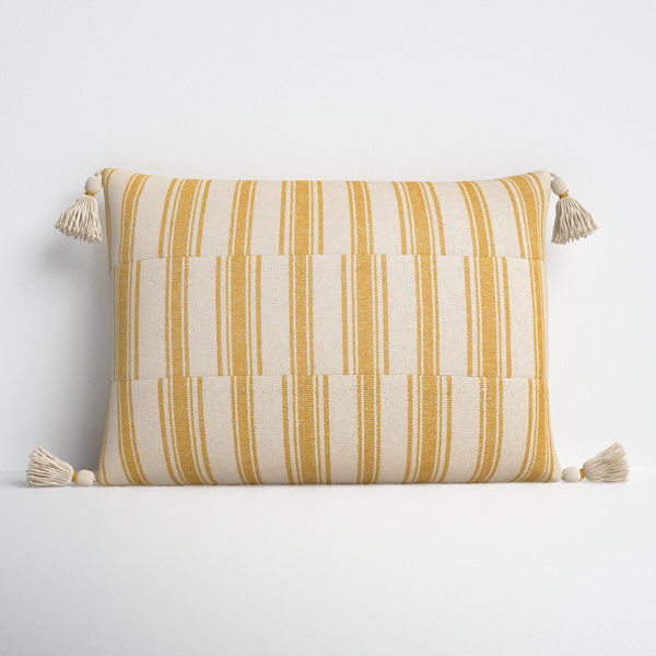 Robina Tassels Cotton Lumbar Pillow Cover added by KH Design Concepts