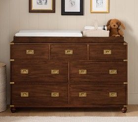 Campaign 7-Drawer Dresser & Topper Set (56w x 19d") added by Lillie Belle Renner