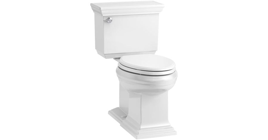 Kohler K-6669-0 Memoirs 1.28 GPF Two-Piece Elongated Comfort Height Toilet with AquaPiston Technology - Less Seat | Build.com added by Brooke Schwartz