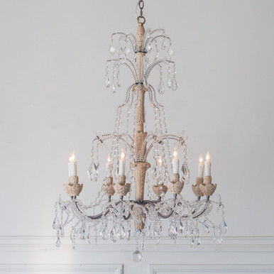 Eloquence® Genovese Chandelier in White Pepper Finish added by Michelle Wright