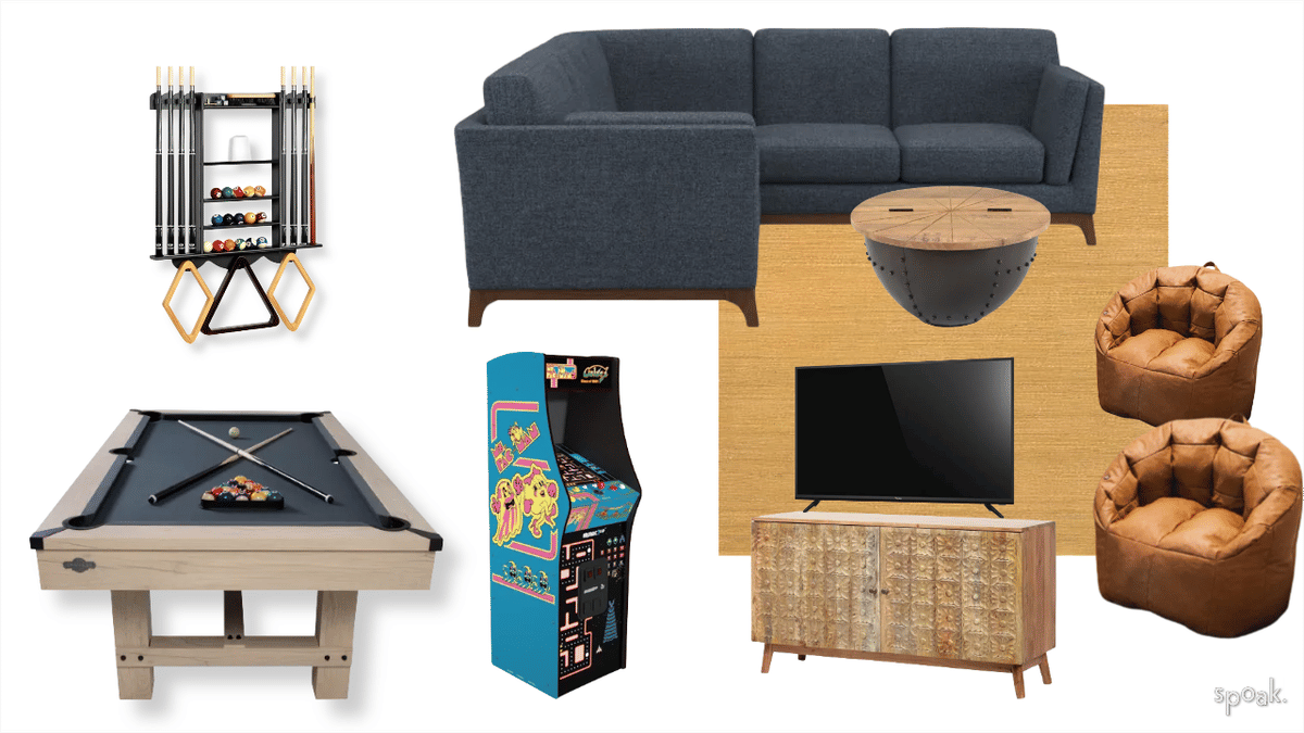 Game Room Inspo designed by Bailey Rankin