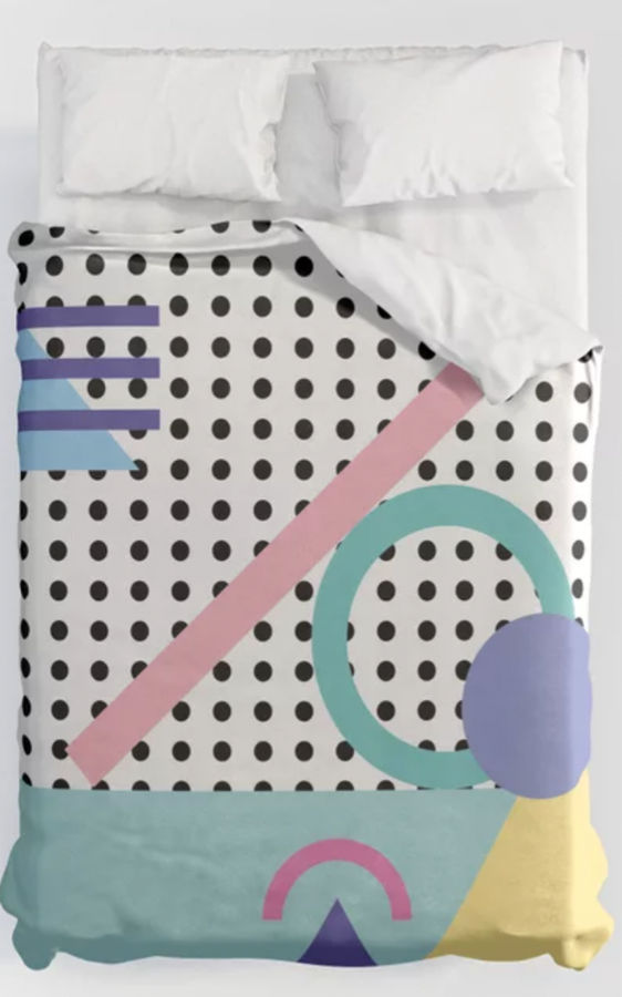 Memphis Pattern 5 - 80s - 90s - Retro Duvet Cover by Studio Memphis Waves added by Gretchen Ghossein