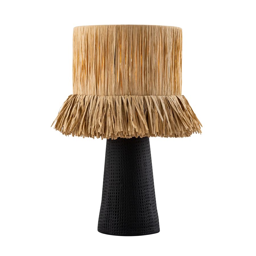 Amira Rafia Natural Table Lamp - TOV Furniture added by MK Alderman