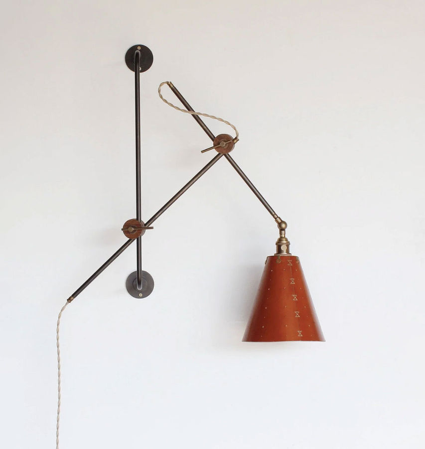 Grace Articulating Wall Lamp | Shoppe Amber Interiors added by Holly Heffinger