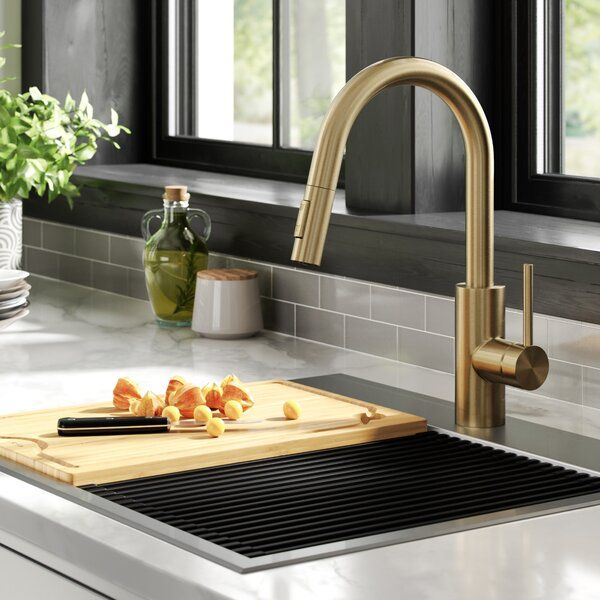 Pull Down Single Handle Kitchen Faucet with Accessories added by Olga Dragieva
