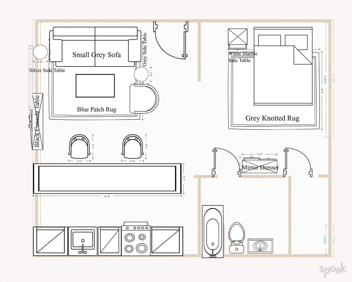 Family Room Plan designed by Becca Hill