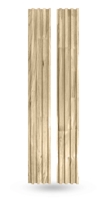 Unfinished Wood Slat Panels for Walls, Paint and Stain Grade - Stout ( added by Tanya Evans