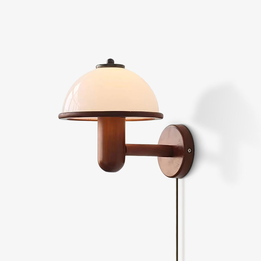Mushroom Wood Wall Lamp added by Paulina Canini