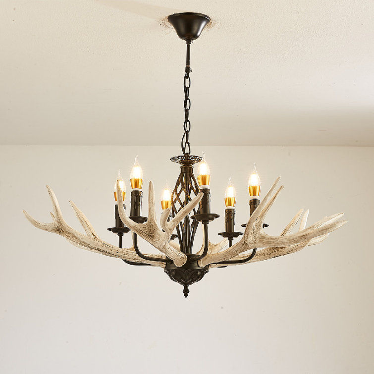 Donita 6 - Light Antler Geometric Chandelier added by Elizabeth Lovelace