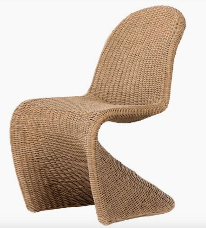Paulina Outdoor Dining Chair, Vintage White added by Bailey Spangler