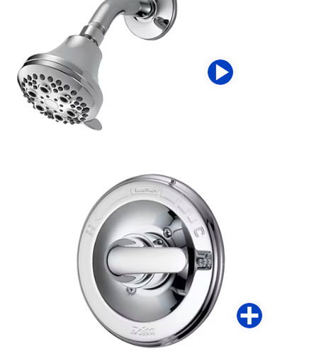 Delta Classic Chrome 1-handle Multi-function Round Bathtub and Shower Faucet Valve Included Item #244529 added by Kristina Blackford