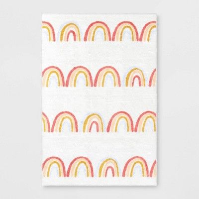 4'x5'6" Printed Rainbow Tufted Kids' Rug - Pillowfort™ added by Steph Chen