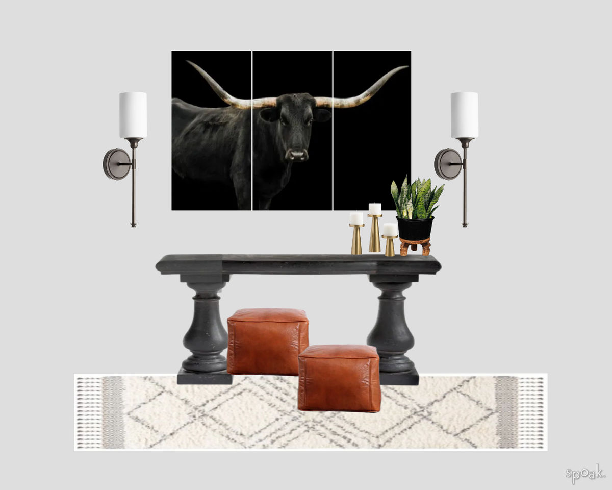 Kitchen + Living Room Inspiration designed by Sabrina Hull Ward