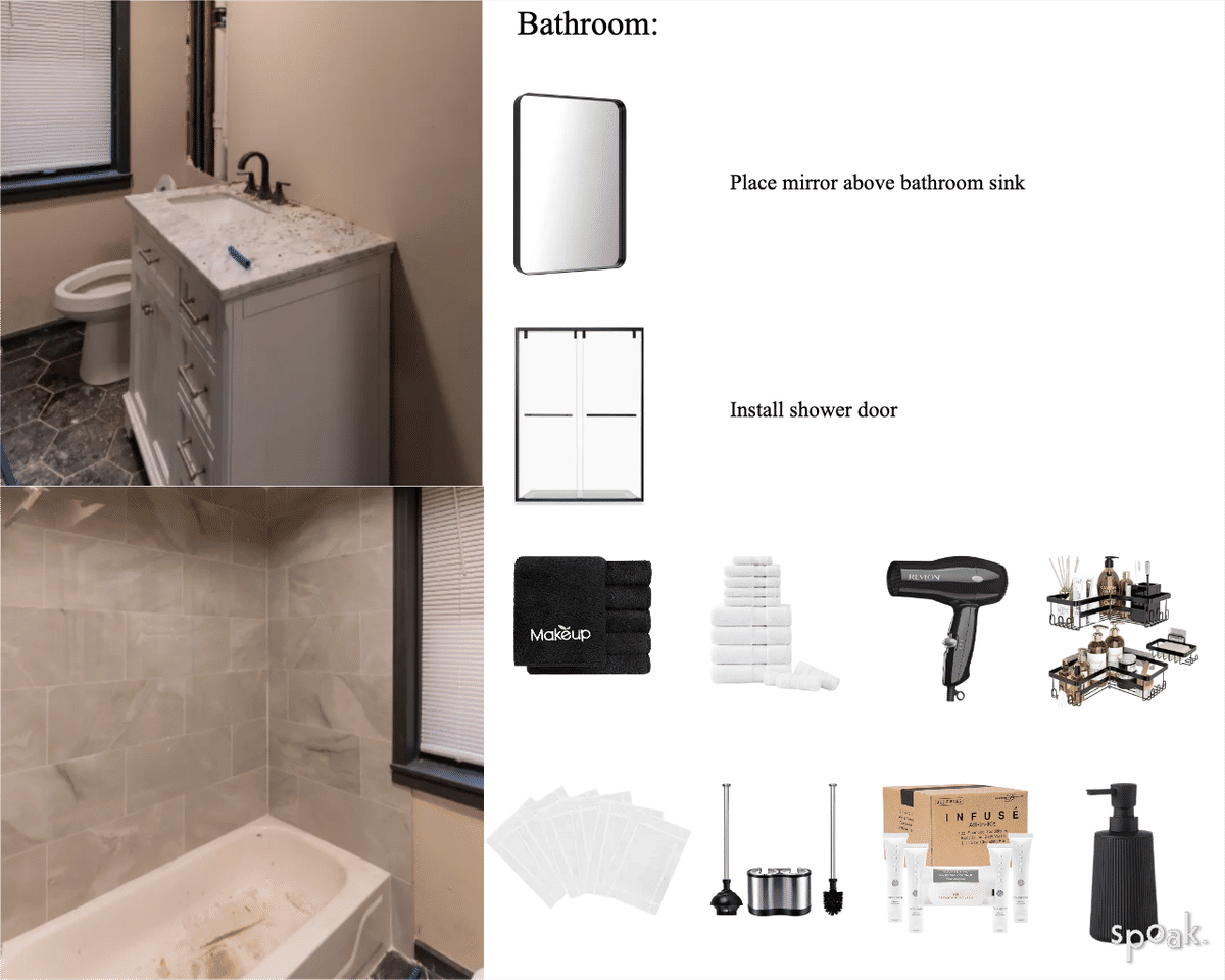 White Bathroom Inspiration designed by Breanna Selby
