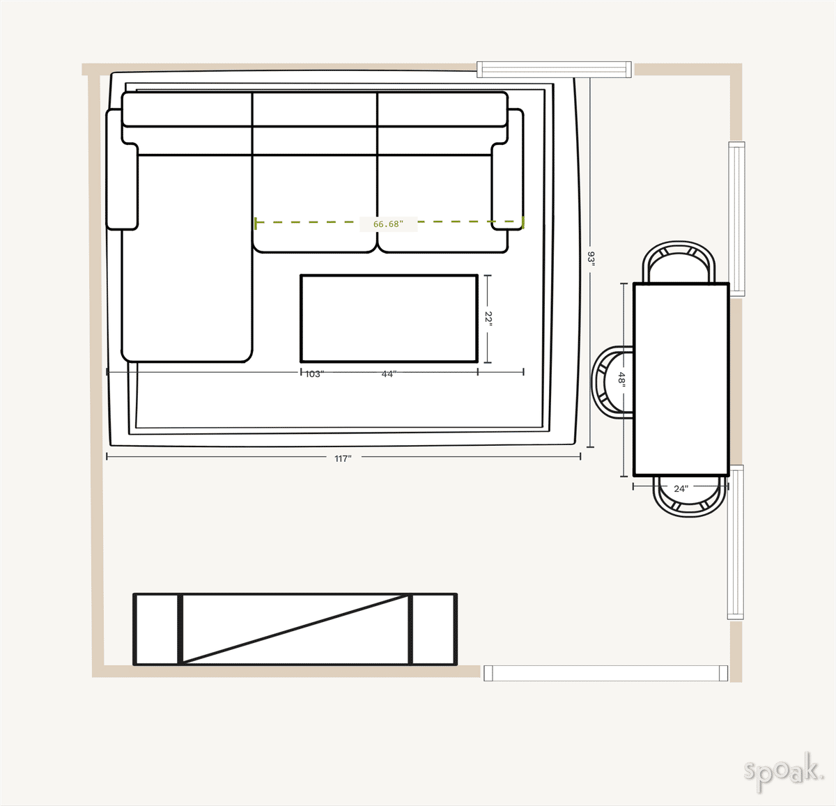 Play Room Plan designed by Whitney Crutcher
