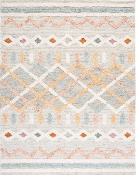 Kara Southwestern Handmade Tufted Wool Area Rug in Ivory added by Jamie Stellato
