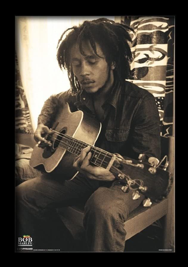 Pyramid America - Bob Marley - Sepia Poster Frame - (11 x 17 Inch) added by Jay C. Lynn Interior Designs, LLC