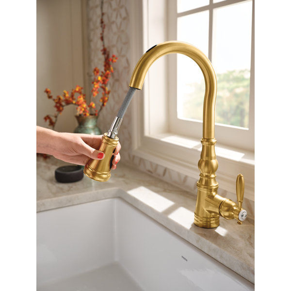 Moen Weymouth Smart Touchless Pull Down Sprayer Kitchen Faucet with Voice Control and Power Boost added by Chloe Drage