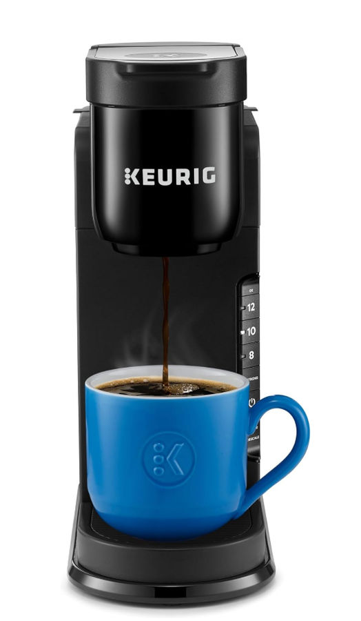 Keurig K-Express Single Serve K-Cup Pod Coffee Maker, 3 Brew Sizes, Strong Button Feature, 42oz Removable Reservoir, Black added by KH Design Concepts