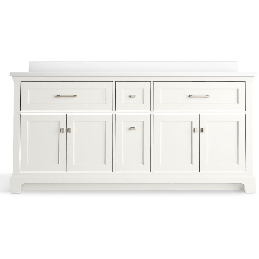  Key Features  Soft Close Doors Soft Close Drawers Solid Wood Frame Three-dimensional representation of the product A thumbnail for the video KOHLER 29264-BD1-0 Bath-Vanity-Combo - View #2 KOHLER 29264-BD1-0 Bath-Vanity-Combo - View #3 KOHLER 29264-BD1-0 Bath-Vanity-Combo - View #4 KOHLER 29264-BD1-0 Bath-Vanity-Combo - View #5 KOHLER 29264-BD1-0 Bath-Vanity-Combo - View #6 KOHLER 29264-BD1-0 Bath-Vanity-Combo - View #7 KOHLER 29264-BD1-0 Bath-Vanity-Combo - View #8 KOHLER 29264-BD1-0 Bath-Vanity-Combo - View #9 KOHLER 29264-BD1-0 Bath-Vanity-Combo - View #10  View Less Images KOHLER Charlemont 72-in White Undermount Double Sink Bathroom Vanity with Pure White Quartz Top added by Katie Hankinson