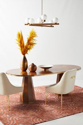Quillen Marquetry Double Pedestal Dining Table added by Sunayna Ravula