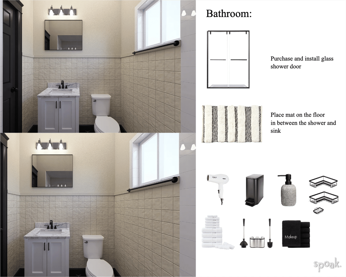 Bathroom Inspiration designed by Kaela Oden