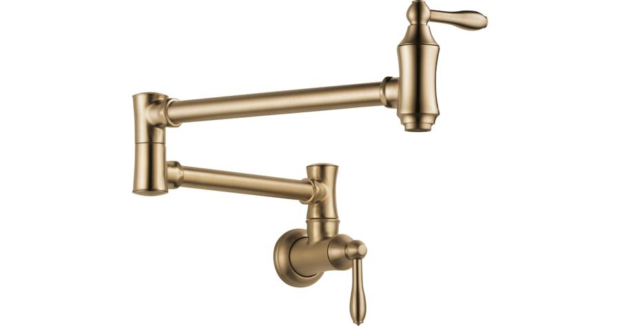 Delta 1177LF-CZ Traditional Wall Mounted Pot Filler with | Build.com added by Brittney Collins