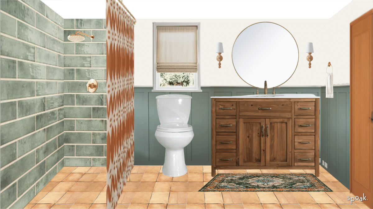 Bathroom Inspiration designed by Grace Worden