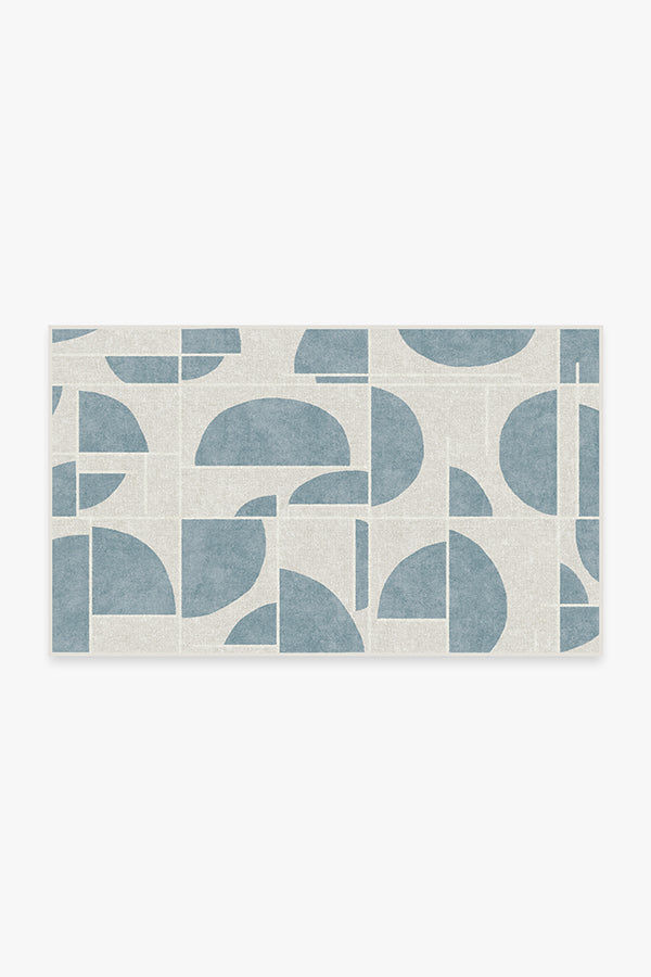 Nina Takesh Lune Slate Blue Rug 3x5 added by Deborah B