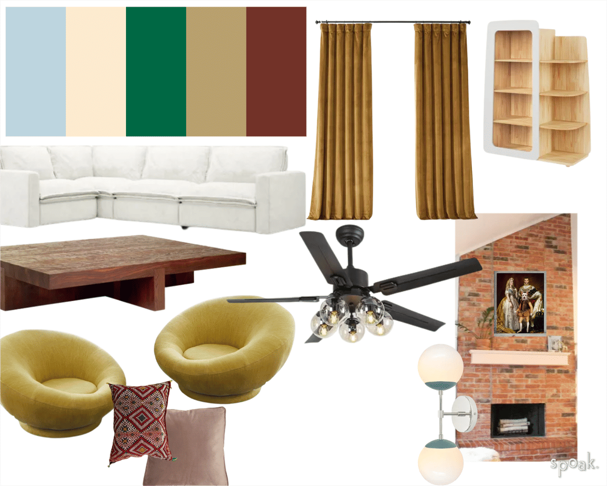 Kitchen + Living Room Inspo designed by Cassandra Munoz