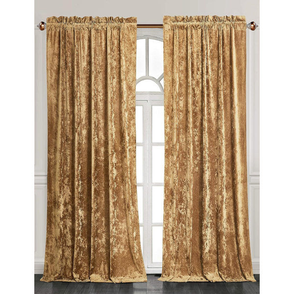 Eleuthera Velvet Room Darkening Curtain Pair added by Elizabeth Lovelace