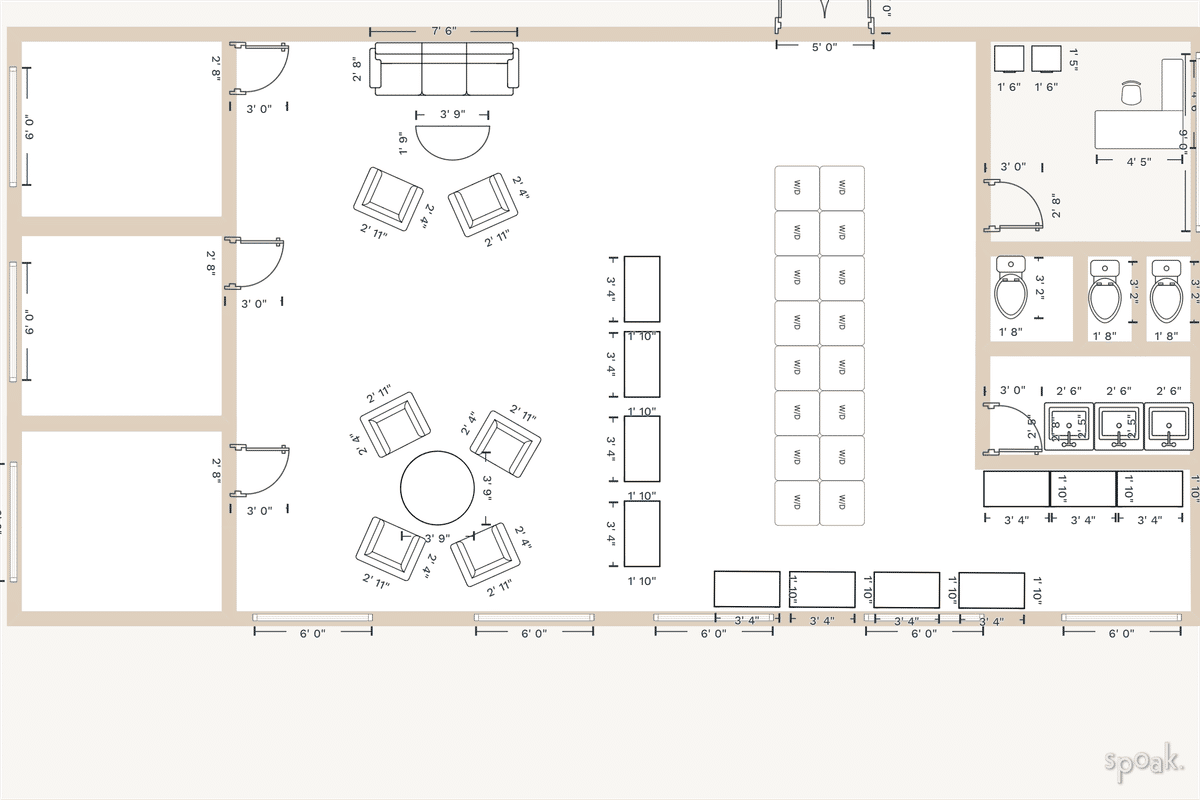 Garage Floor Plan designed by Sandy Drew