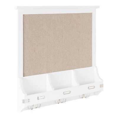 24" x 24" Stallard Pinboard White - Kate & Laurel All Things Decor added by Stephanie Northrop