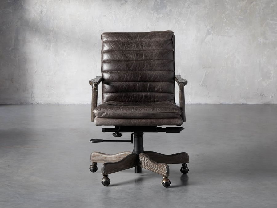 Cedrick Leather Desk Chair added by Maria Browne