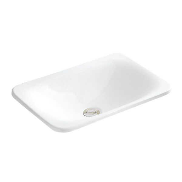 Karran Valera 21 In. Top Mount Vitreous China Rectangular Bathroom Sink added by Carley Chapdelaine
