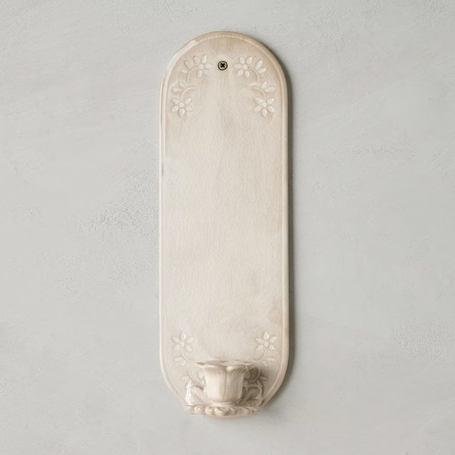 Mae Crackle Glaze Ceramic Wall Sconce added by Madi Johnson