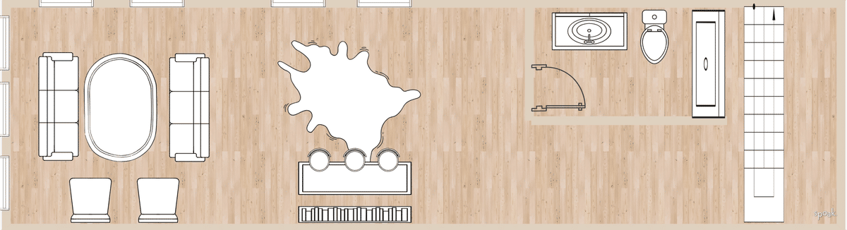 Game Room Plan designed by Rickie Mincy