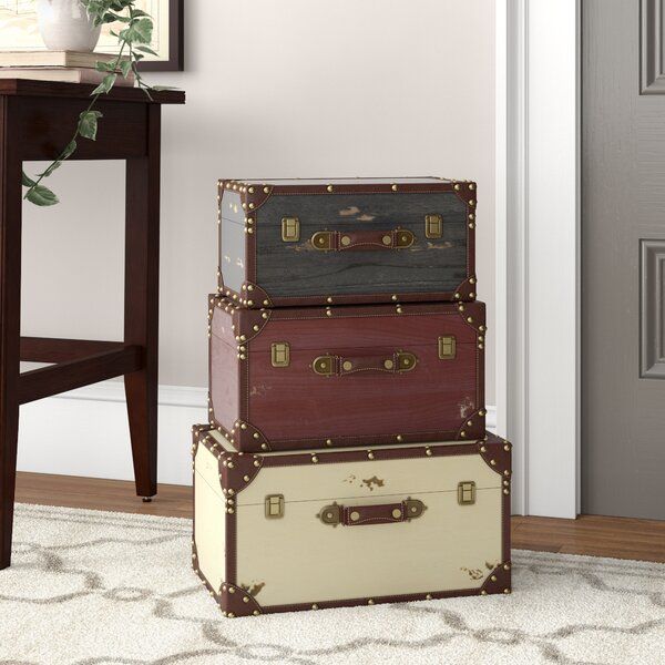 Naz 3 Piece Vintage Trunk Set added by Jendalyn Cohen