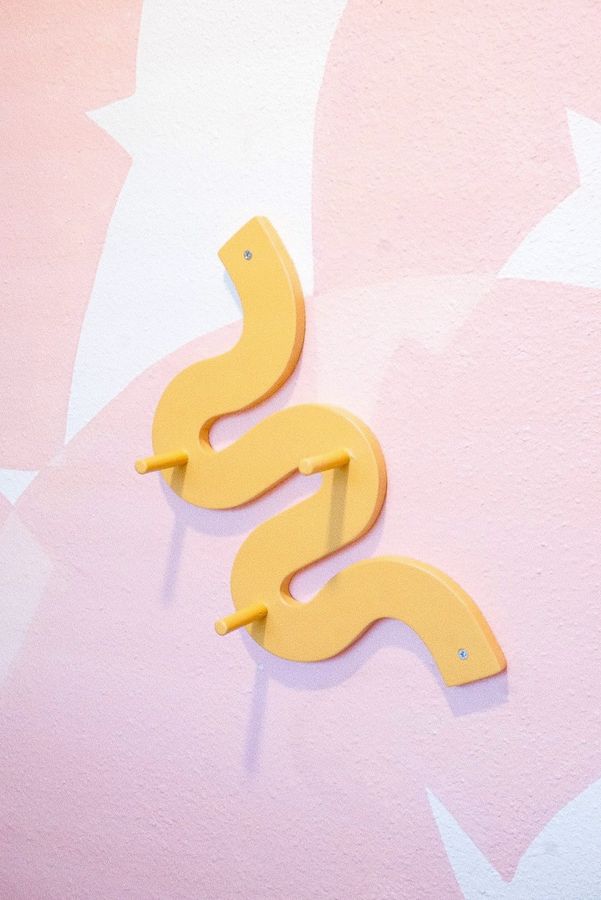 Curiouser Wall Hook Wavy, Squiggle - Etsy added by Kathleen Fenley