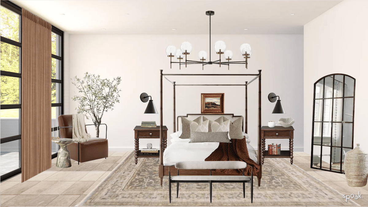 Brown luxury bedroom ideas and inspo., image size:1200x676